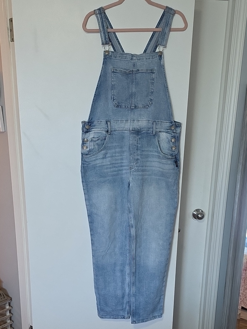 Light Blue Denim Womens Overalls
